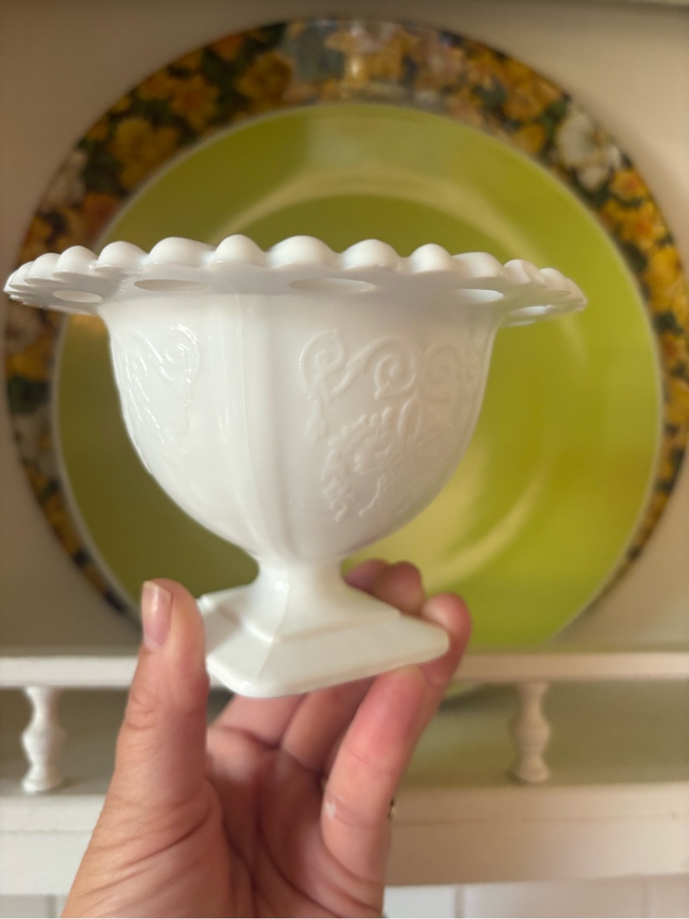 Indiana Glass compote dish 🪩